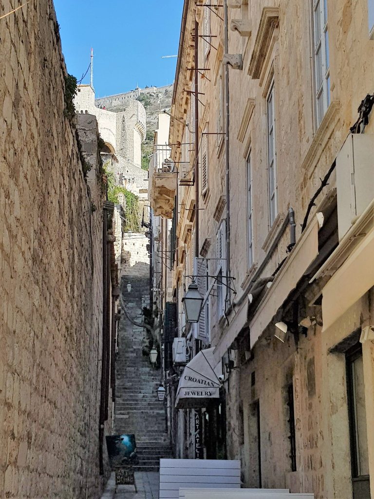 zona pedonale di Dubrovnik
